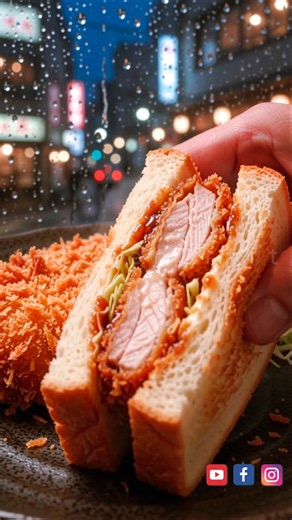 Crispy Japanese Fried Chicken Sandwich (Katsu Sando ASMR) 🤤✨