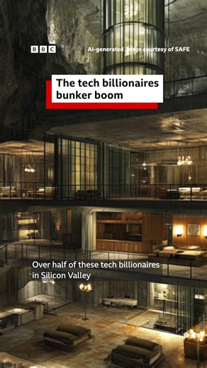 82K views · 751 reactions | Ever thought about building your own luxury bunker?  Our What in the World team investigate 'doom prepping' billionaires - watch on YouTube: https://bit.ly/4nU9VoA | BBC World Service | Facebook