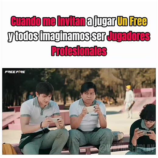 Imaginando ser Jugador Profesional en Free Fire
