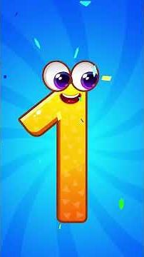 Number 1 🥰 | Dancing One, Tracing, and Counting 1 #shorts