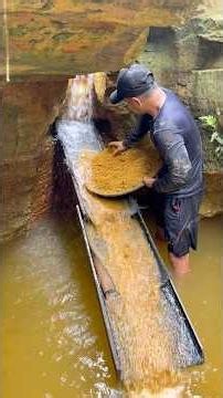 traditional gold mining process