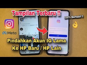 Cara Memindahkan Akun IG Lama Ke HP Baru