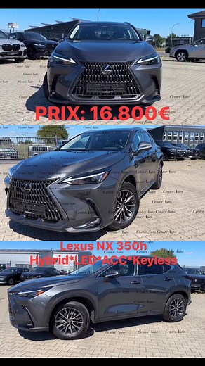 PREIS: 16.800€ Lexus NX 350h Hybrid*LED*ACC*Keyless SUV / Off-road Vehicle / Pickup Truck First Registration 03/2023 59,771 km Hybrid (petrol/electric)179 kW (243 hp)Automatic | Center Auto