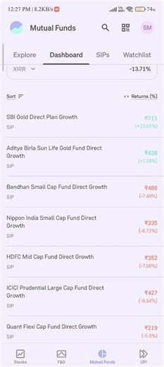 grow app dashboard follow my channel to see everyday portfolio #growapp #mutualfunds