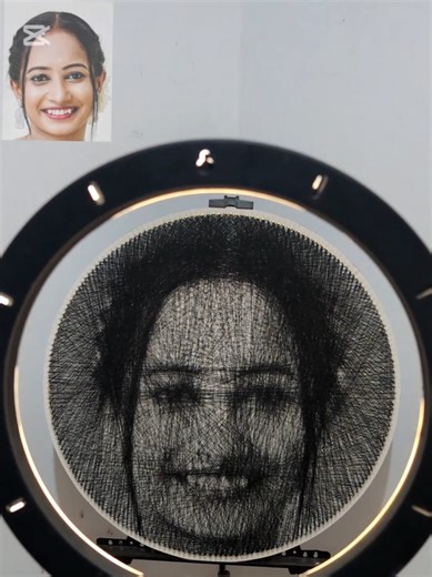 “Custom Portrait thread Art 🪡 | Handmade to order 🧵