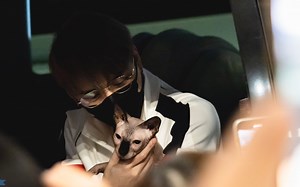 『Krist王慧侦』回到泰国了 可爱的pluto也来接爸爸回家了