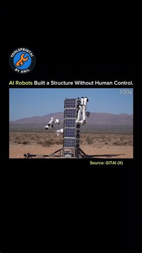 AI Robots Built a Structure Without Human Control 🤖🚀