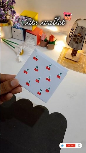 Diy cute wallet ❤️❤️ easy and helpful#diy#craft#wallet#paper‪@MunibaJabeen-j7j‬