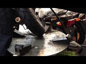 ヤマハ ジョグ リアタイヤ交換