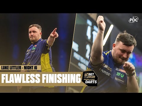 RECORD-BREAKING FINISHING! Luke Littler - 2025 BetMGM Premier League Night 16