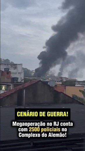 Operation with 2,500 police officers in a Brazilian favela! #war #police #policeoperation
