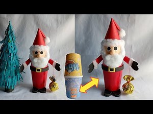 Santa Claus Making With Paper Cup | How to Make Santa Claus | NK Creation Noorjahan