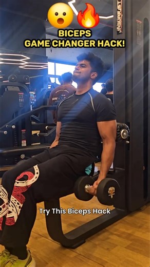 Biceps ka game changer hack! #shorts #gymhacks