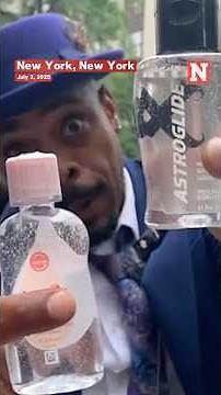 Diddy Fan Celebrates Outside Courthouse With Baby Oil