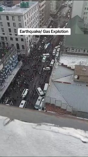 Urban Chaos After Earthquake or Gas Explosion