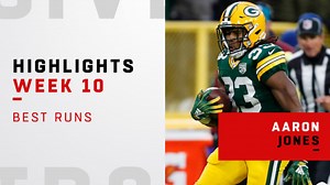 Aaron Jones' best runs from two-TD game | Week 10