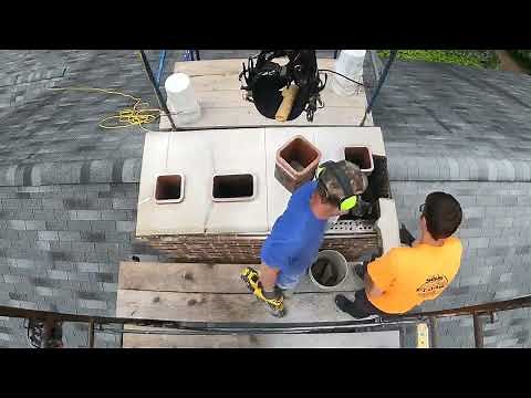 Chimney fire repair | stainless steel liners installed