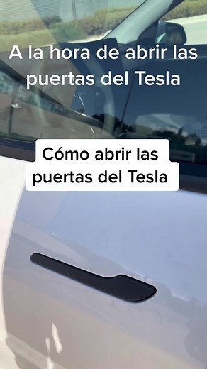 Como abrir un Tesla y cómo hacerlo si nos quedamos sin electricidad! ⚡️🪫 #tesla #teslamodel3 #teslamodely #puertas #electriccar #aerodinamica #teslamotors #teslaspain