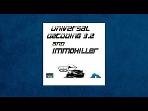 Immo Universal Decoding 3.2 & Immokiller- best Immo Off software pack - instant download