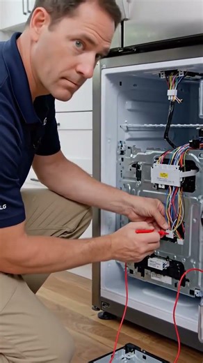 LG Double Door Fridge Sensor Check | VishwasCoolingLab #vishwascoolinglab #shorts#youtubeshorts