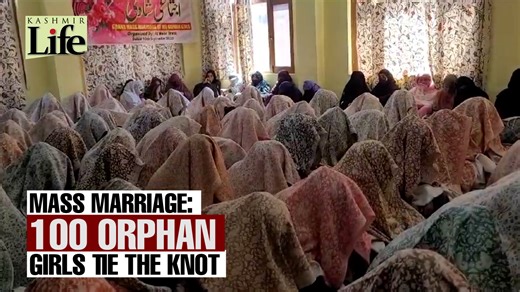 3.6K views · 136 reactions | In a #MassMarriage event in #Srinagar, organised by an #NGO, almost 100 orphaned girls from across #Kashmir, including a non-Muslim #took marriage vows, watch Raashid Andrabi report #KashmirLife | Kashmir Life | Facebook