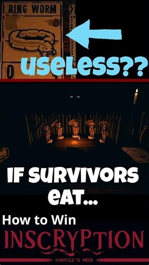 【Inscryption】Ring Worm is Useless?? | How to Win Kaycee's Mod #Shorts