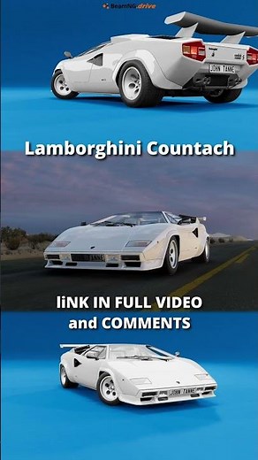 The Coolest Lamborghini Countach Mod Ever Made For BeamNG Drive