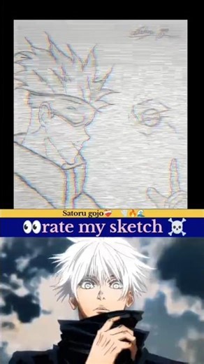 ☠️ rate my art 🎨 | satoru gojo❤️‍🩹⚡🌪️🔥🌊 | drawing ✨ |