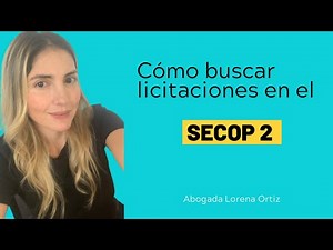 Buscar Licitaciones en el Secop 2