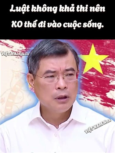 Luật không khả thi nên không thể đi vào cuộc sống. THỦ TƯỚNG LÊ MINH HƯNG