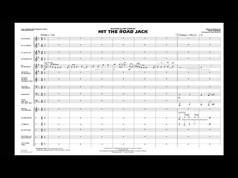 Hit the Road Jack by Percy Mayfield/arr. Paul Murtha