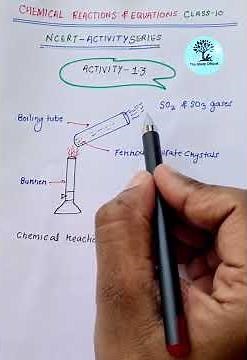 Activity 1.3 NCERT Chapter-1 Science Class10| All activities chemistry Class10| chemical reactions