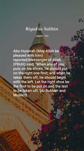 Riyad as-Salihin, Hadith: 723, The Book of Good Manners
