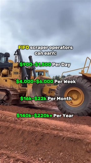Big pulls, long runs, and moving dirt the right way. FIFO scraper operators set the foundations of site, running big gear, steady rosters, solid pay, and camp life included. Not just a seat in a machine, but a role that shapes the whole operation ⛏️🚜 | Fifo Jobs