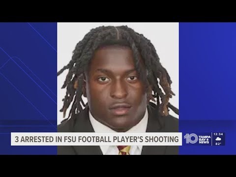 3 arrested in connection with shooting that left FSU football player in critical condition