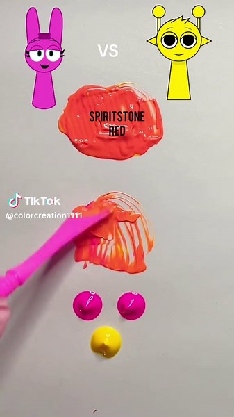 Color Mixing with Pinki Sprunki and Simon Sprunki