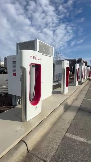 Tesla Supercharger in Real Life