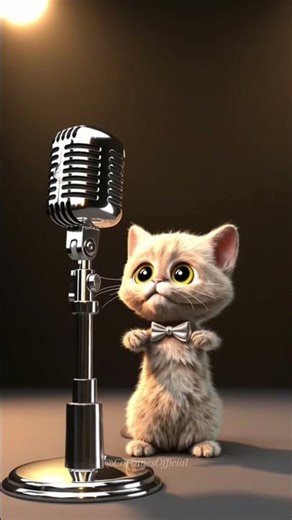 This cute little cat sings a sad song...#shorts #catsong #funny