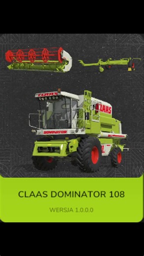Kombajn Claas Dominator 108 SL MAXI - Klasyka Żniw