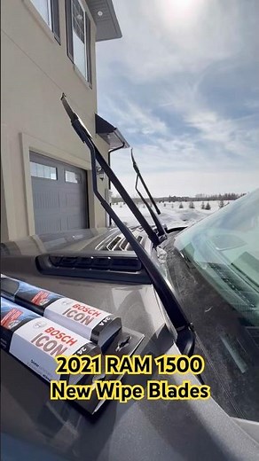 How to change Wiper blades on a 2021 Ram 1500 Rebel 5th Gen to new Bosch Icon blades