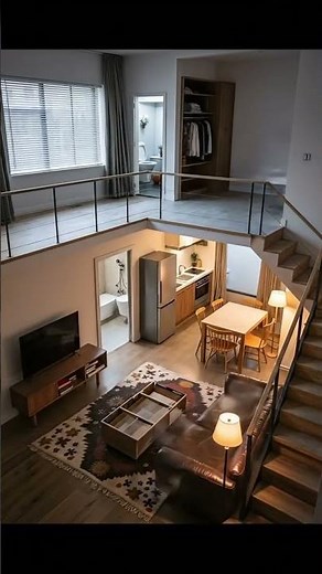 Loft Apartment Transformation Time-lapse #viral #homedesign #DIY