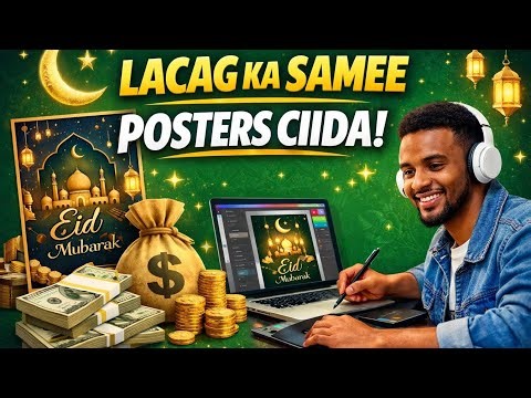 Lacag Ka Samee Posters Ciida! 💰
