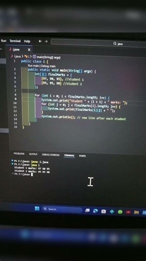 java program