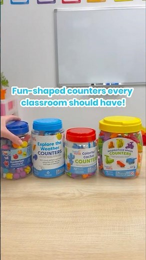 Fun-shaped counters every classroom should have! 🌈✨