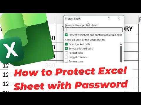 How to Protect Excel Sheet with Password
