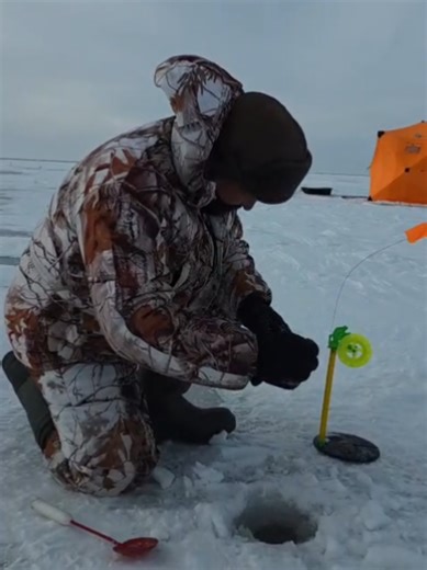 Окунь на жерлицу @Бек Қараша #рыбалка #хорошийдень #отдых