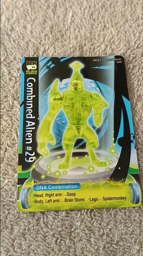 Ben 10 Combination Alien Card #29 - Creation Chamber Figure Ben Ten