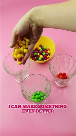 🧑‍🎨 Painting with Candy? Yes! Try This Tasty ART Trick! 🍭✨ #shorts #art