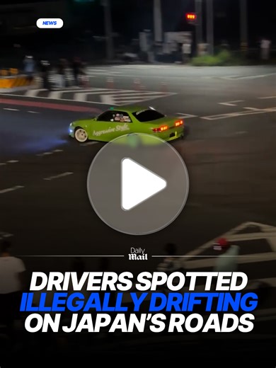 Incredible Close-Up Views of Drifting Cars in Japan