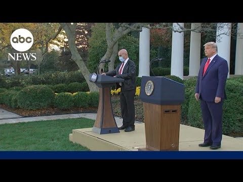 Trump urges companies to 'justify' success of COVID drugs